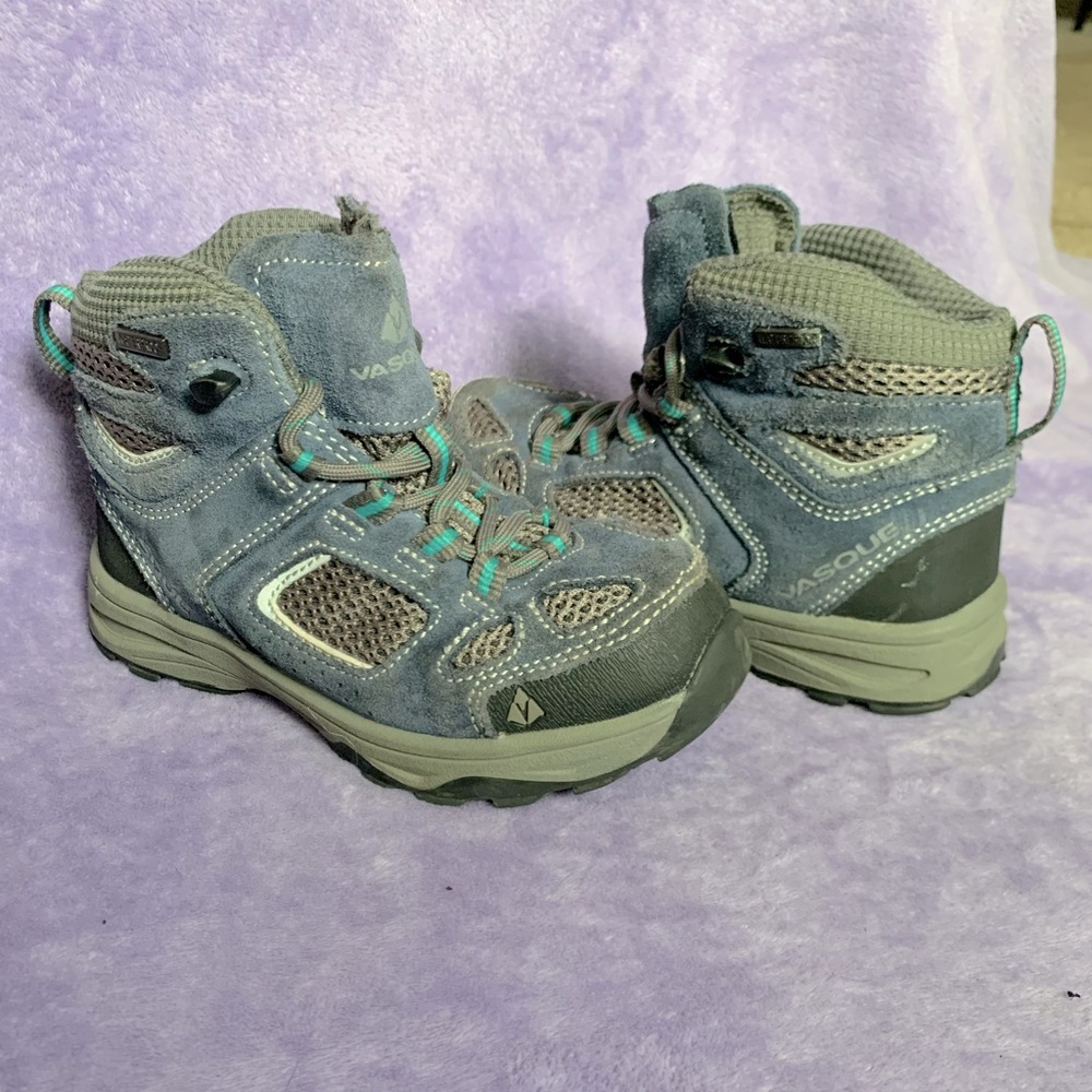 Vasque Blue Suede Hiking Boots- Boys Sz 12